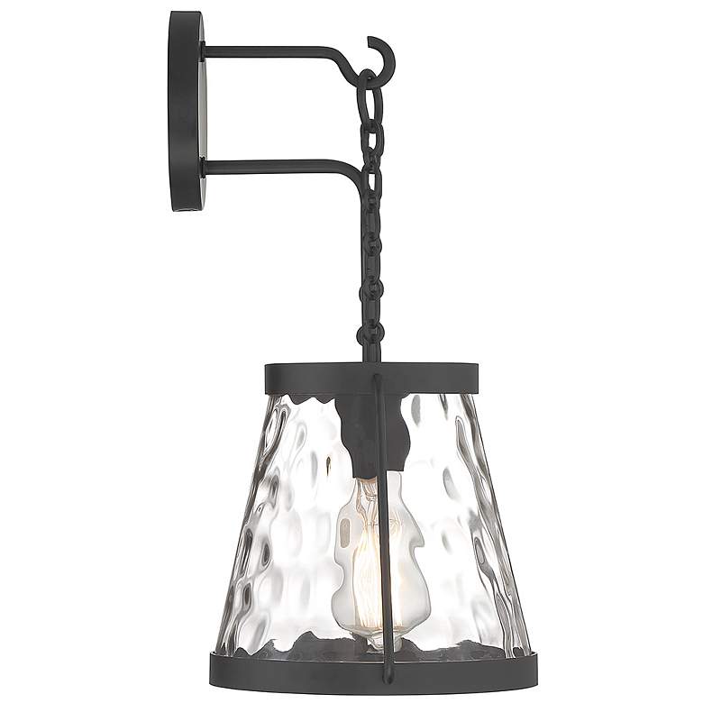 Image 5 Crawford 1-Light Wall Sconce in Matte Black more views