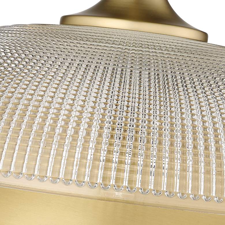 Image 6 Crawford 11.75" Wide 1-Light Champagne Bronze Mini Pendant with Prism more views