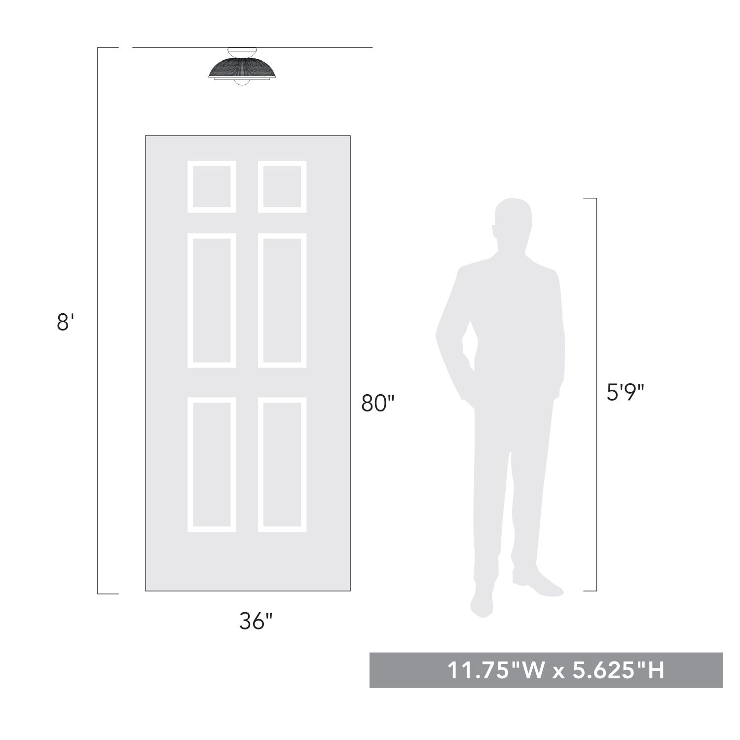 Crawford 11 3/4" Brushed Champagne Bronze/Retro Prism Glass Flush Moun