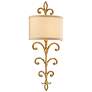 Crawford 25 3/4" High Gold Scrollwork Metal Wall Sconce