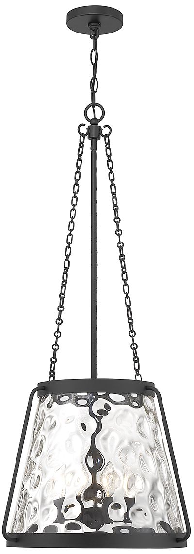 Crawford 4-Light Pendant in Matte Black