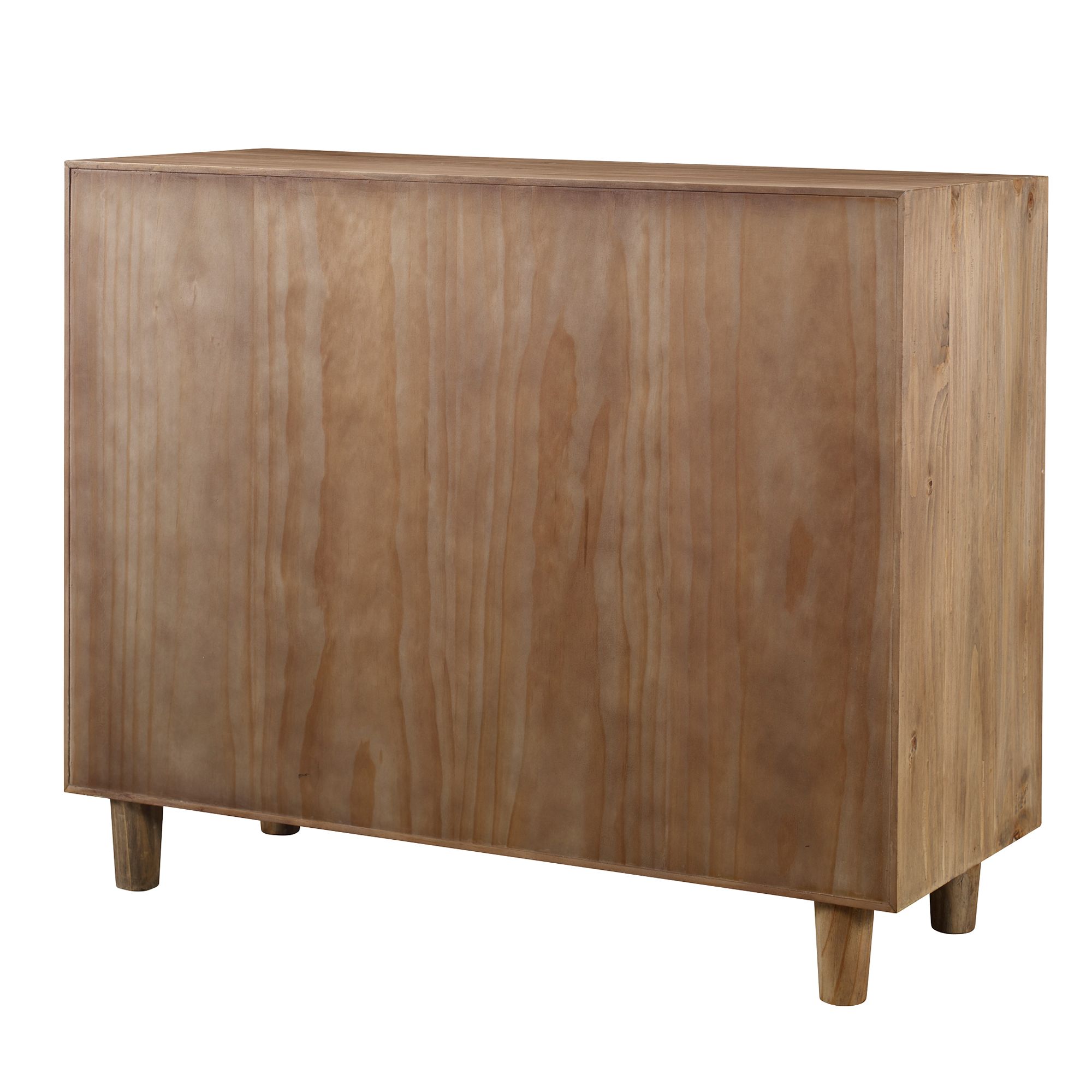 Image 5 Crawford 42" Wide Natural Light Oak Wood Accent Chest more views