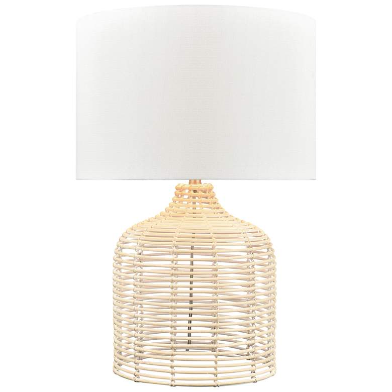 Image 1 Crawford Cove 26" High 1-Light Table Lamp - Natural - Includes LED Bul
