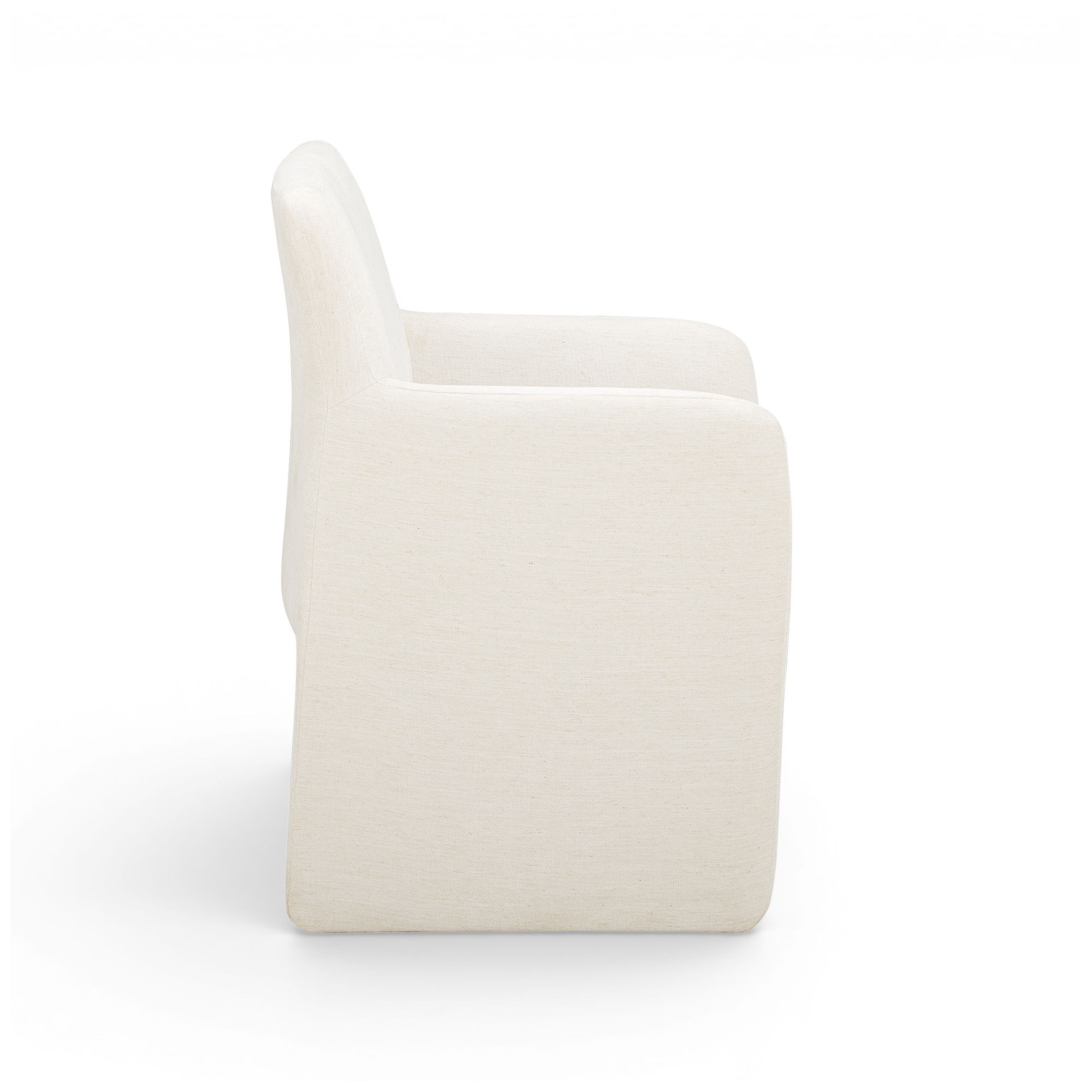 Image 3 Crawley Performance Linen Chenille Dining Chair in Bone more views