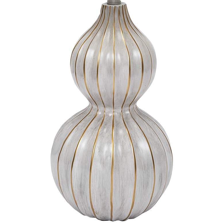 Image 3 Cream and Gold Gourd Table Lamp more views
