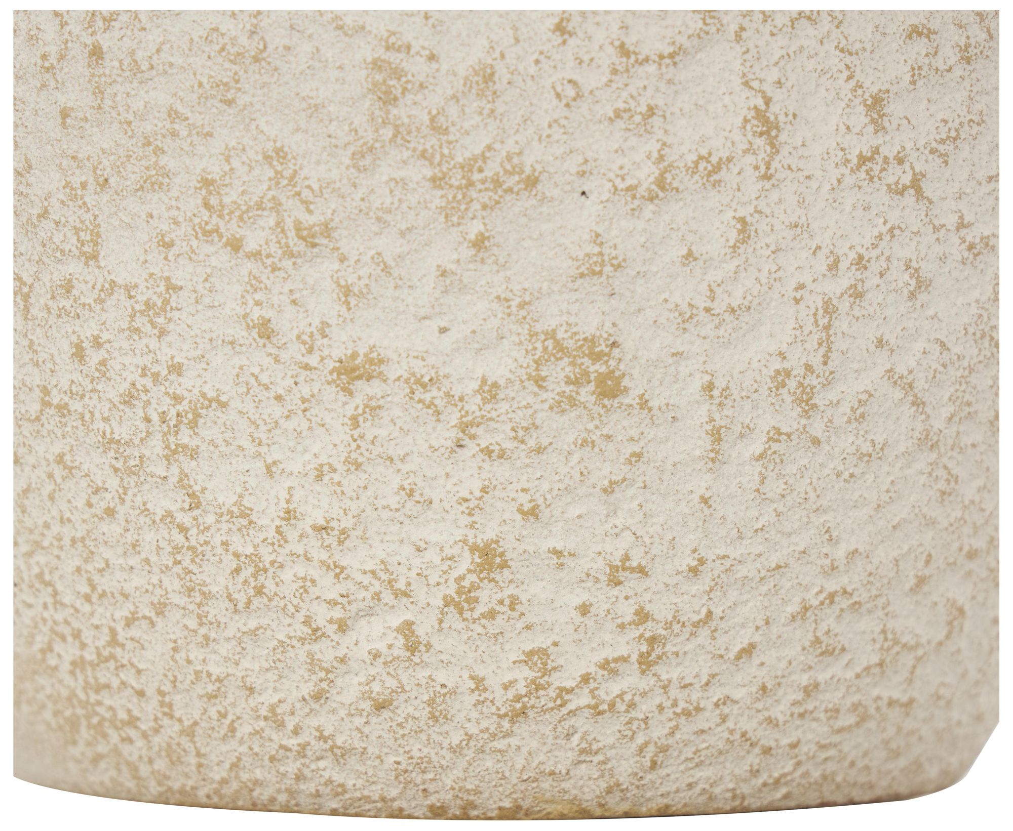 Image 4 Cream Ceramic Bohemian Vase, 8" x 8" x 12" more views