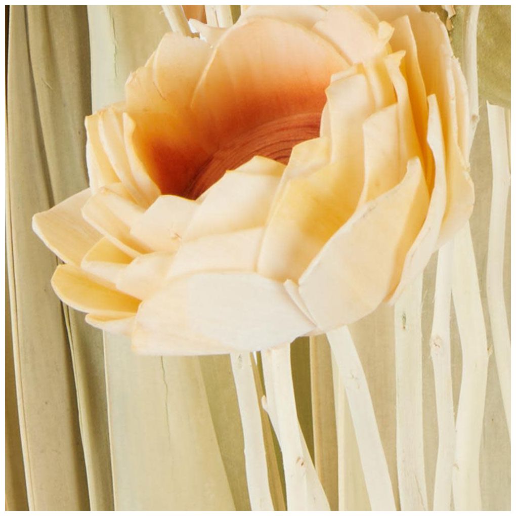 Cream Dried Plant French Country Natural Foliage, 12" x 12" x 50"