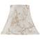 Cream English Floral Pattern Shade 3x6x5 (Clip-On)