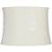 Cream Floral Emboidered Lamp Shade 13x14x10 (Spider)