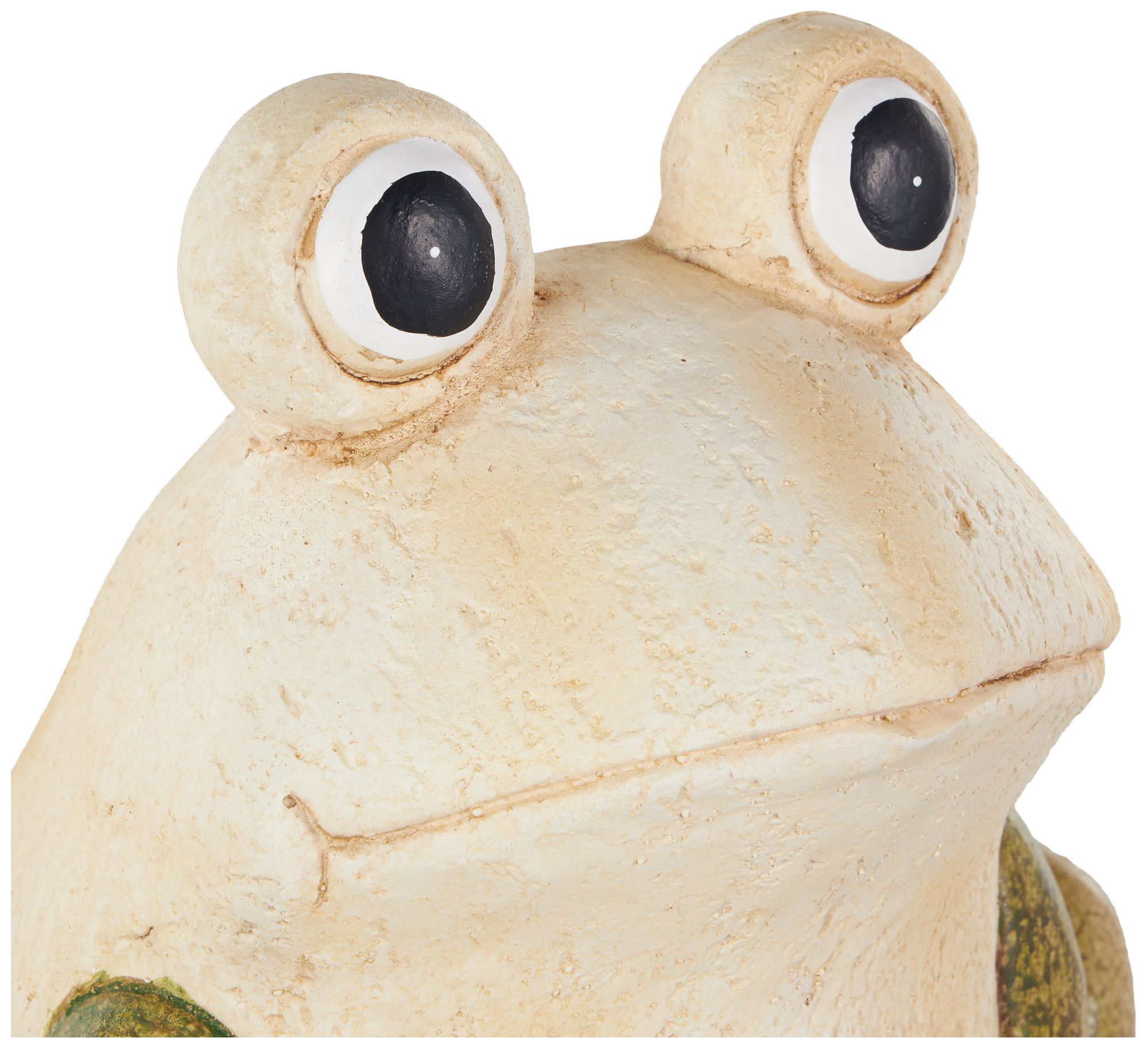 Image 4 Cream Magnesium Oxide Farmhouse Garden Sculpture, 11" x 9" x 14" more views