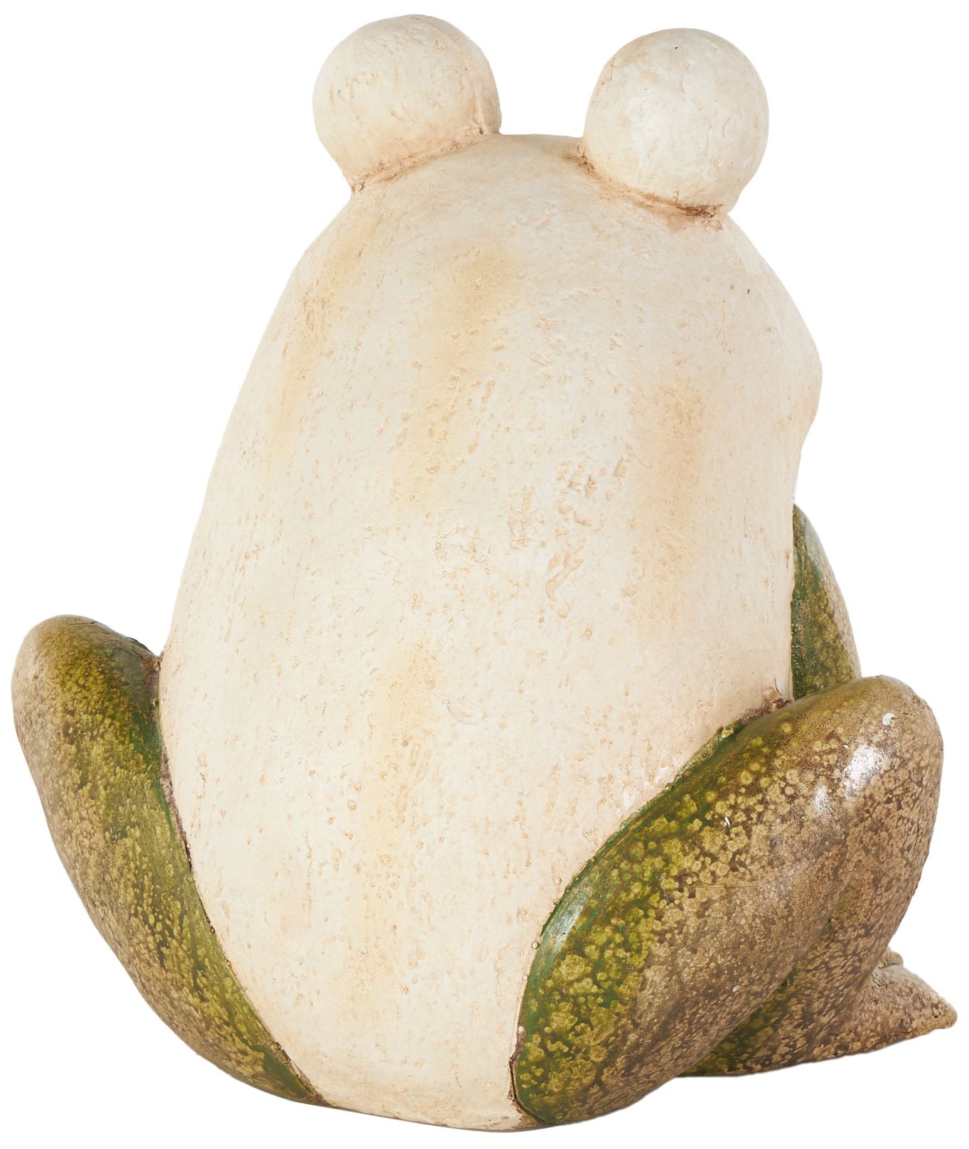 Image 5 Cream Magnesium Oxide Farmhouse Garden Sculpture, 11" x 9" x 14" more views