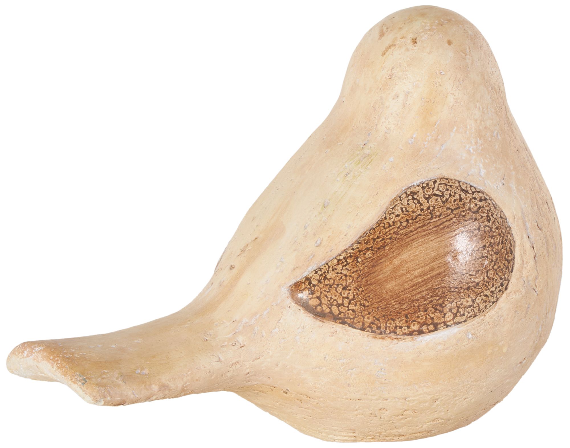 Image 5 Cream Magnesium Oxide Farmhouse Garden Sculpture, 13" x 7" x 9" more views