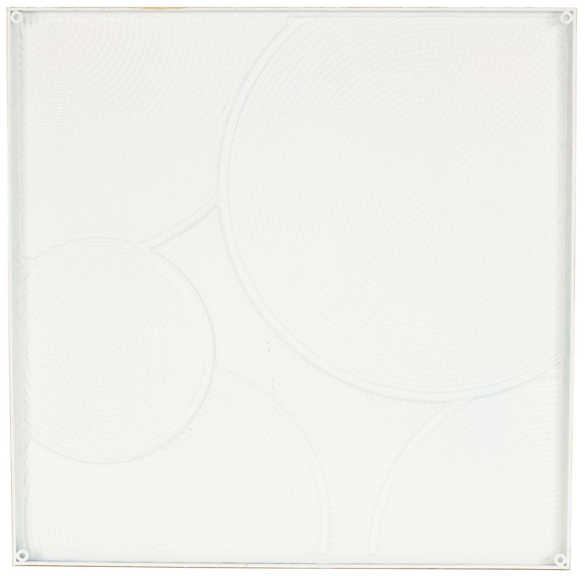 Image 5 Cream Metal Contemporary Framed Wall Art, 38" x 2" x 38" more views