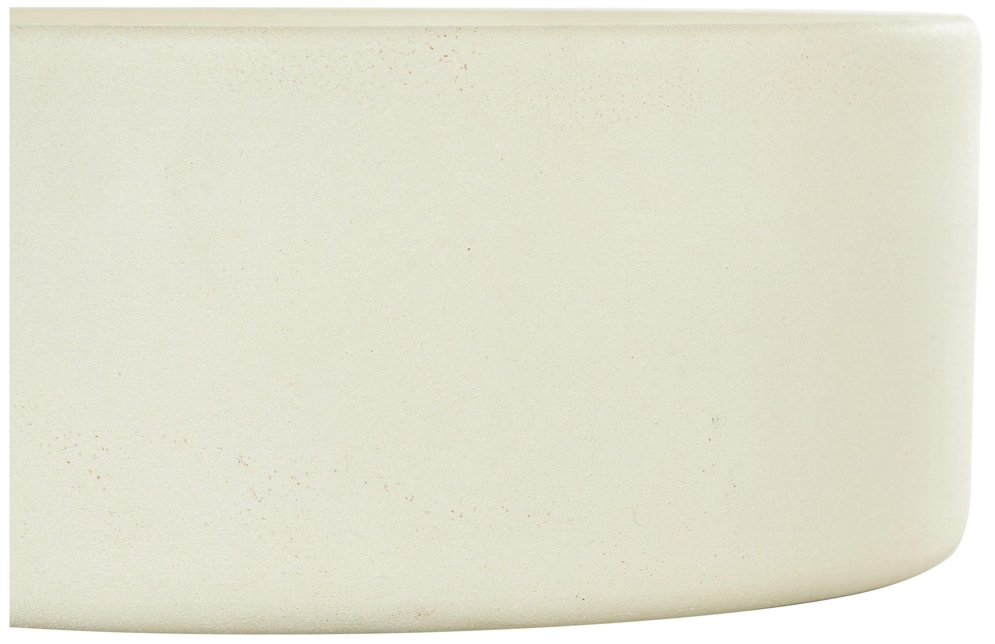 Image 4 Cream Metal Modern Candle, 6" x 6" x 3" more views