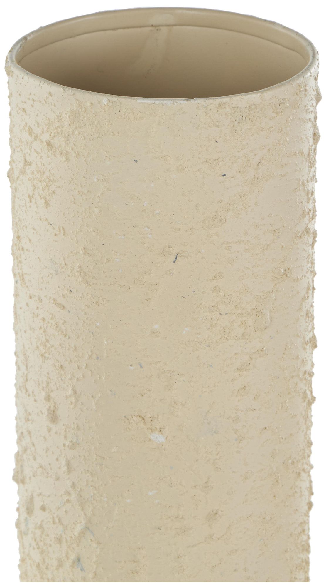 Image 4 Cream Metal Modern Vase, S/2 20", 16"H more views