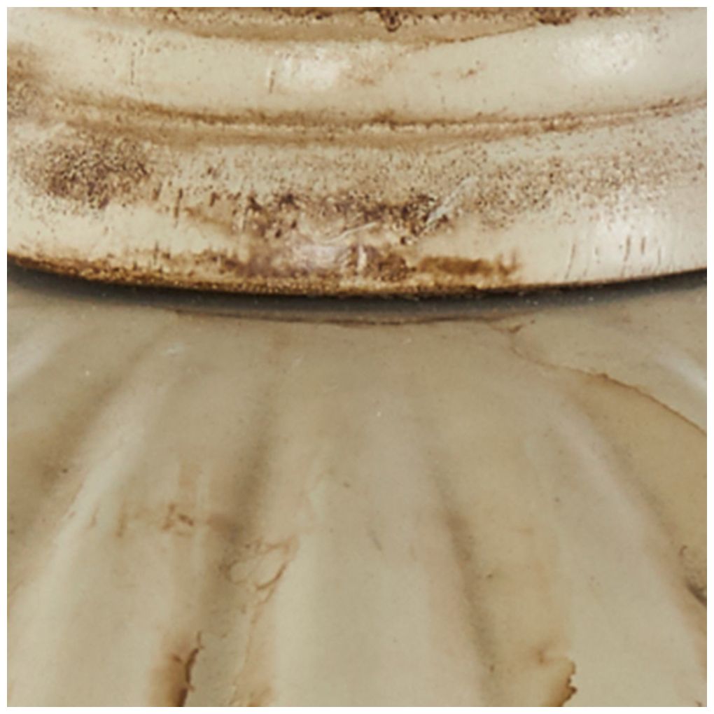 Cream Metal Vintage Birdcage, S/2 22", 18"H