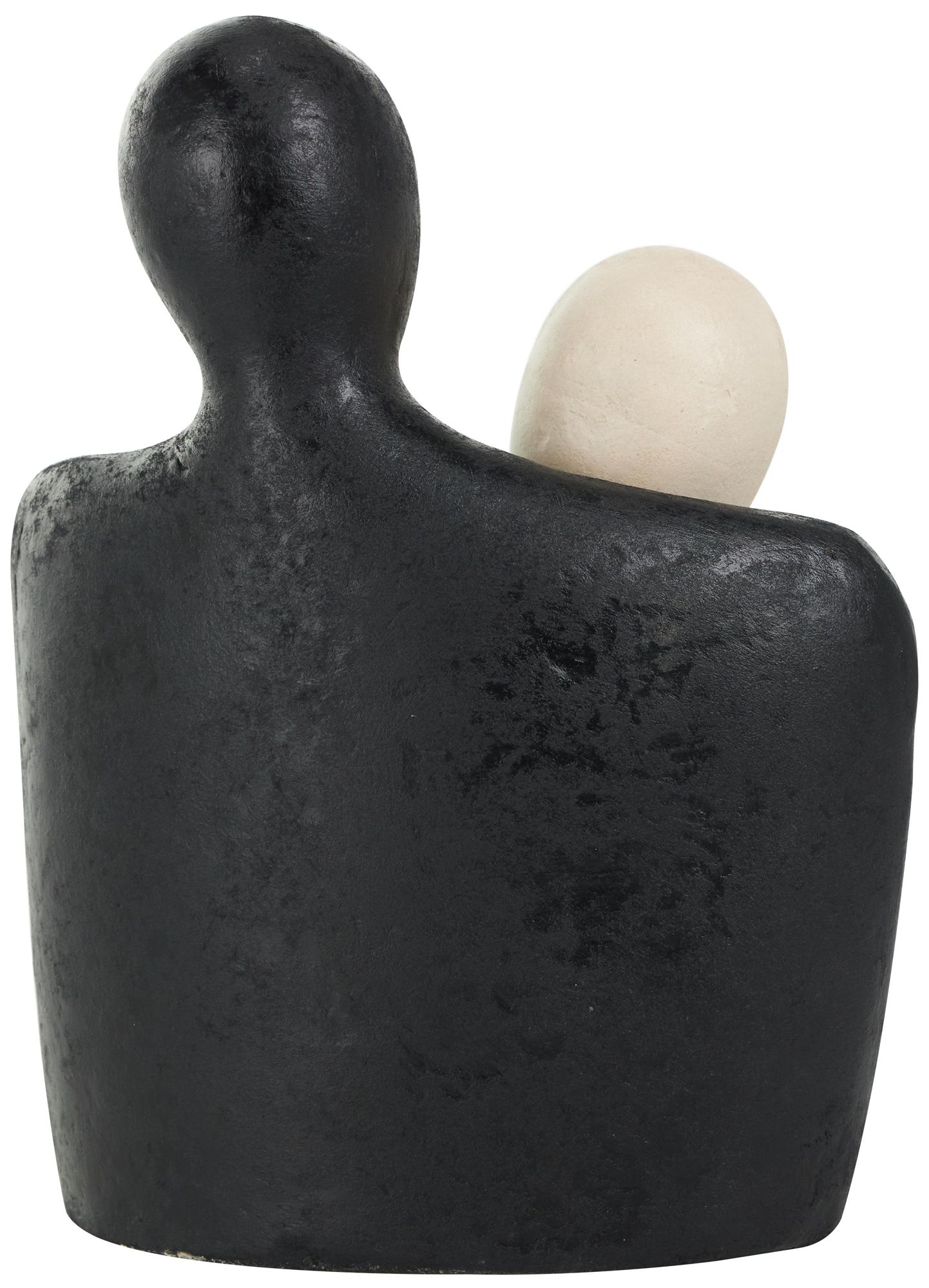 Image 5 Cream Paper Mache Modern Sculpture, S/2 12", 9"H more views