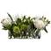 Cream Protea and Green Eucalyptus 23"W Faux Flowers in Vase