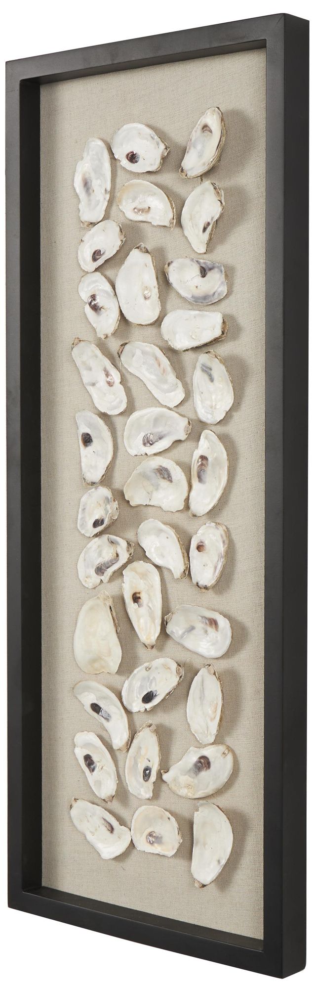 Image 6 Cream Shell Natural Wall Decor, 12" x 2" x 30" more views