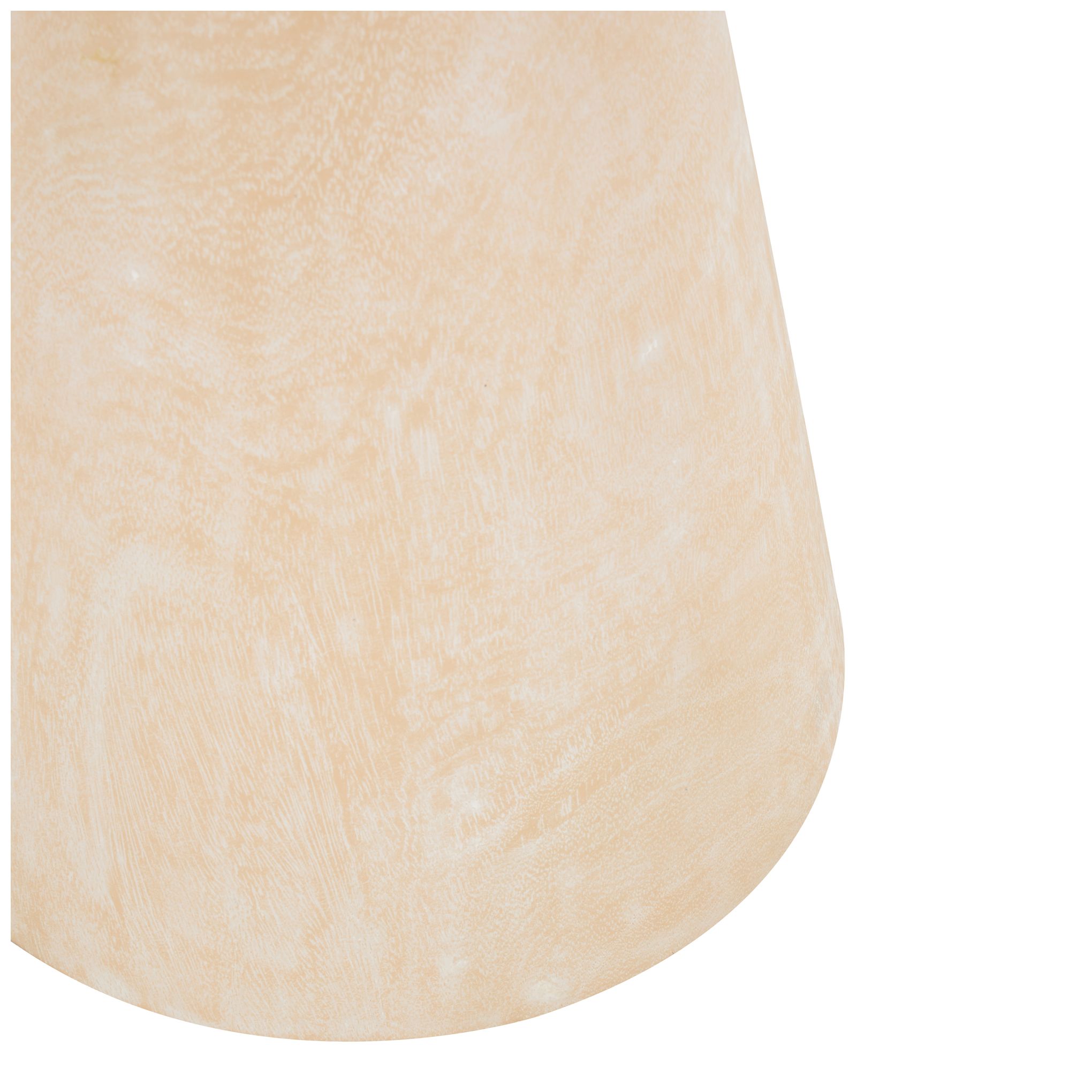 Image 3 Cream Teak Wood Traditional Accent Table more views