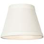 Thumbnail4 of Cream White Linen Chandelier Clip Shades 3x5x4 (Clip-On) Set of 4 more views
