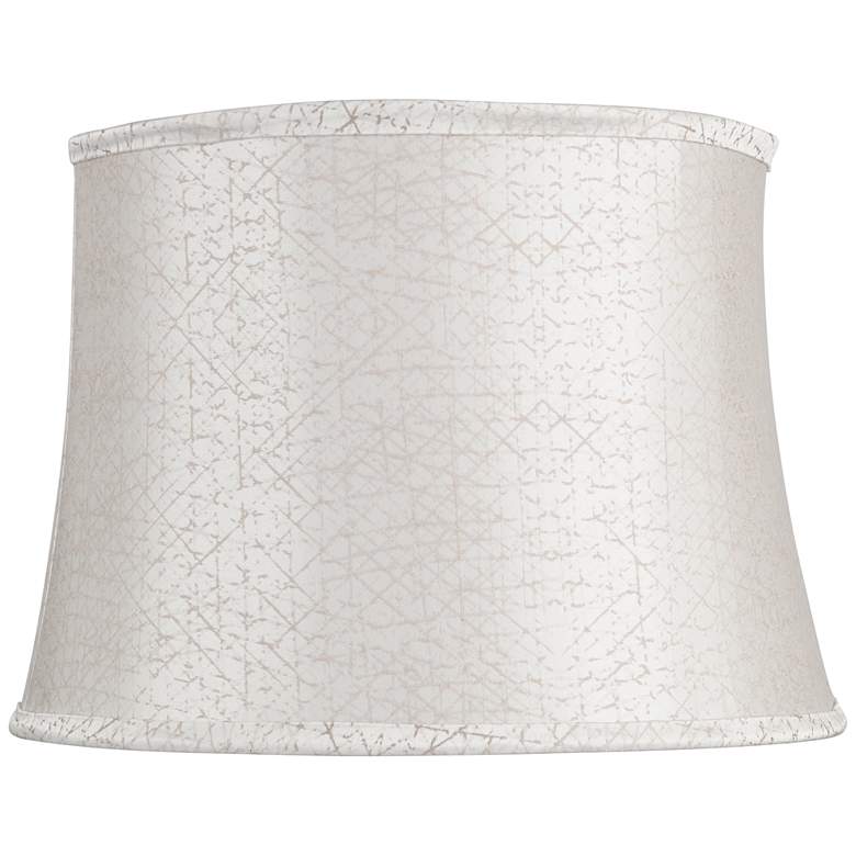 Image 1 Cream with Gold Crossed Thread Bell Shade 12x14x11 (Spider)