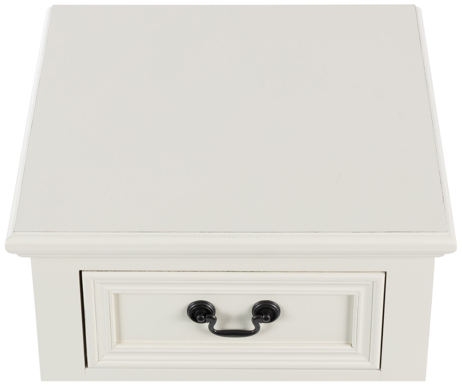 Image 3 Cream Wood Traditional Accent Table, 16" more views