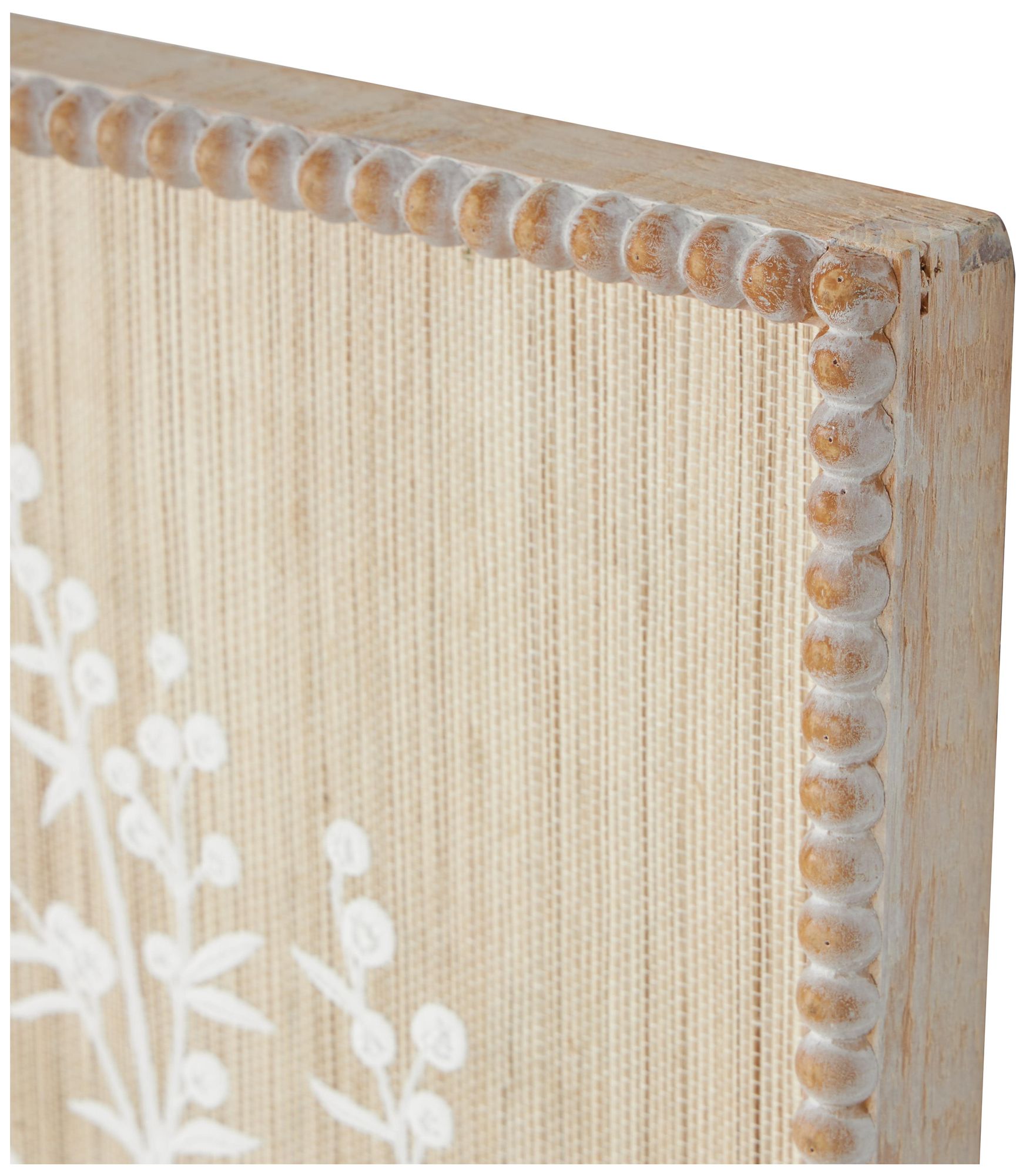 Thumbnail3 of Cream Wood Traditional Framed Wall Art, 15" x 1" x 24" more views