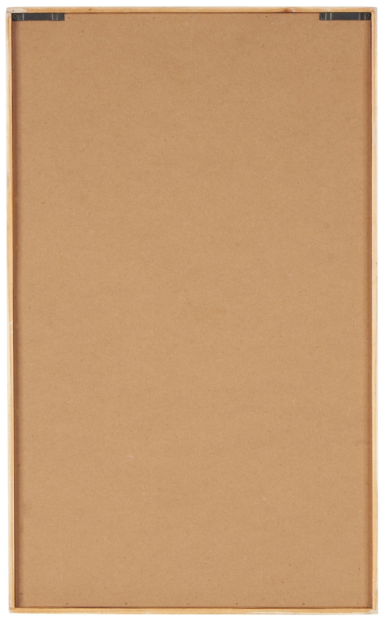 Cream Wood Traditional Framed Wall Art, 15" x 1" x 24"