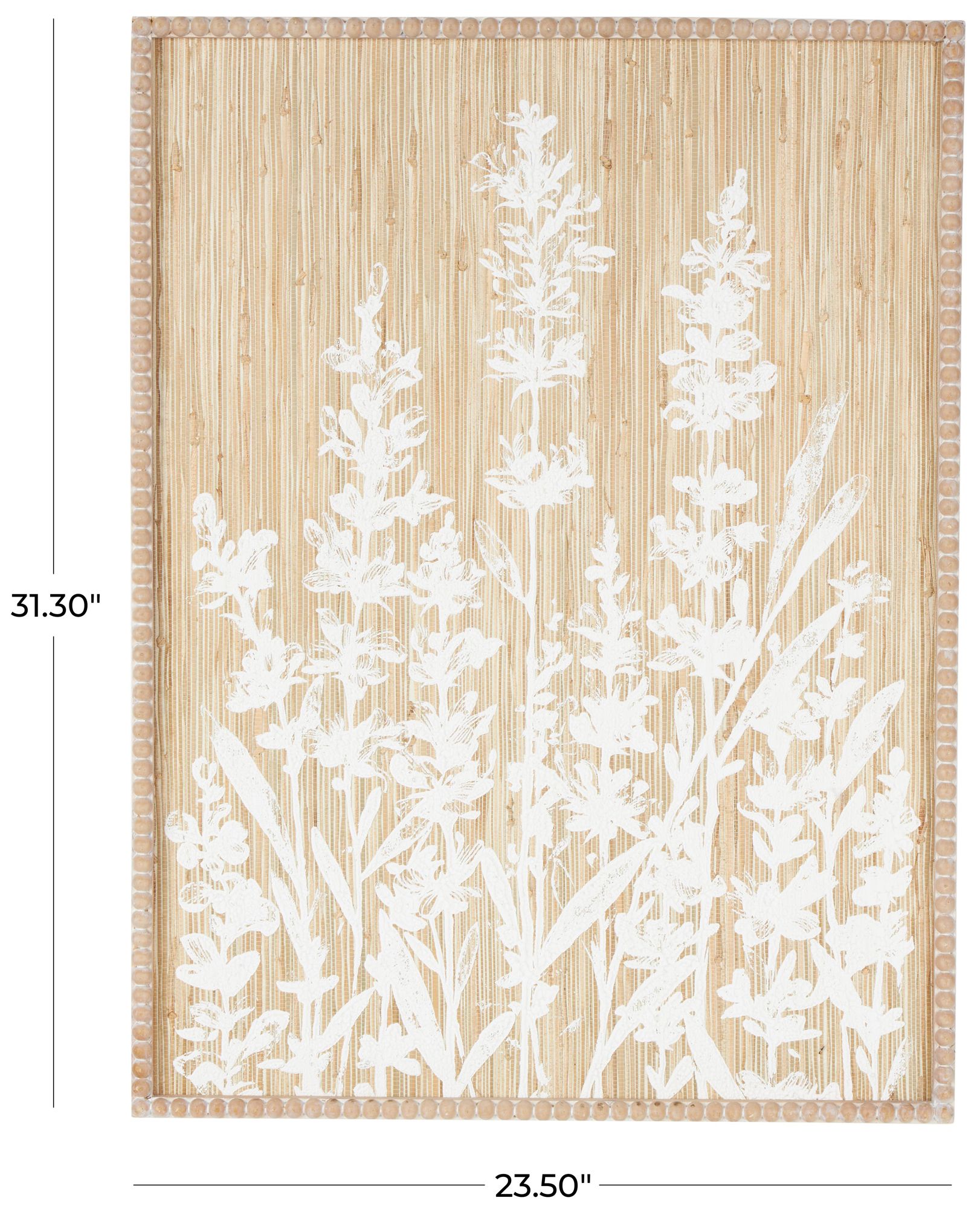 Image 7 Cream Wood Traditional Framed Wall Art, 24" x 1" x 31" more views