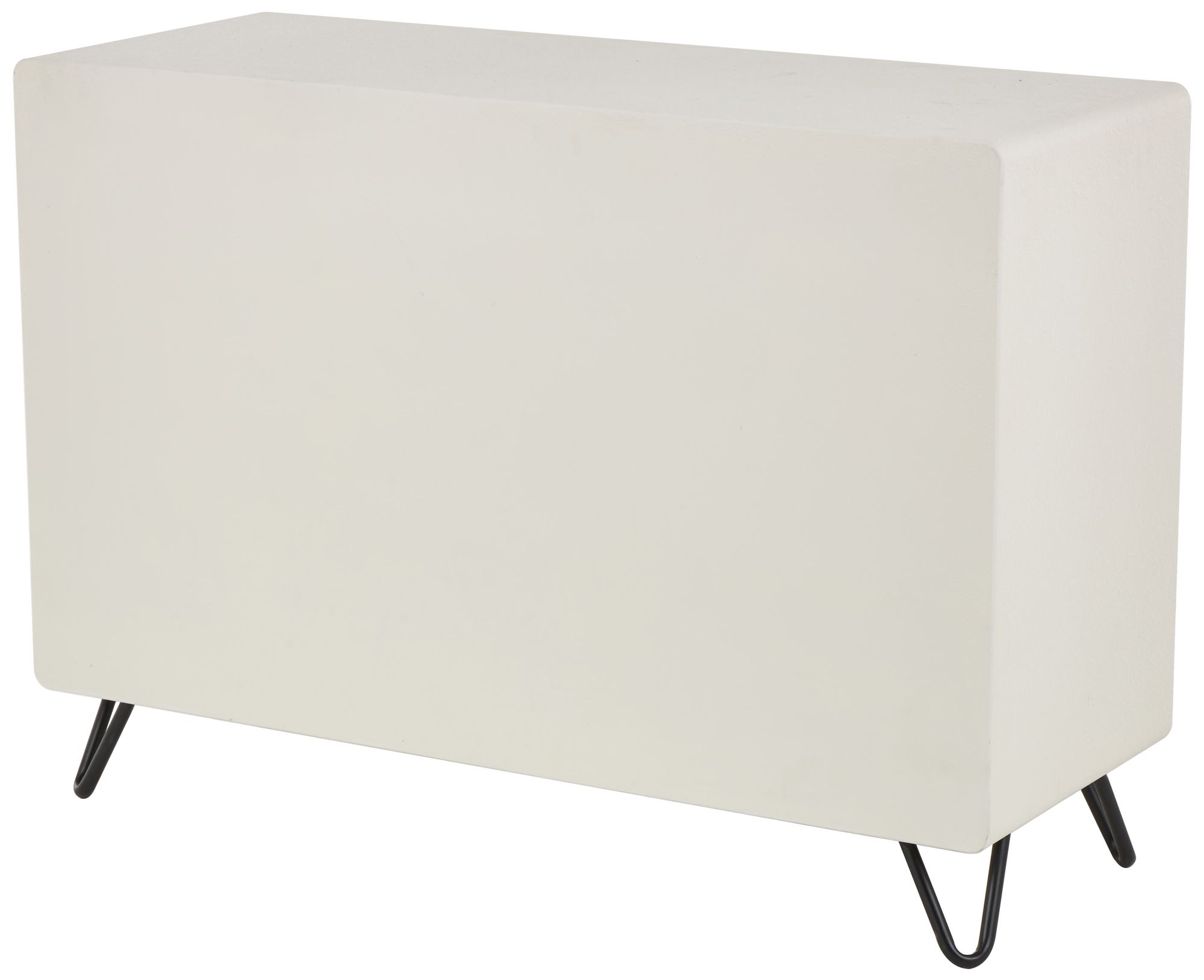 Image 5 Cream Wooden Modern Shelving Unit, 40" x 15" x 28" more views