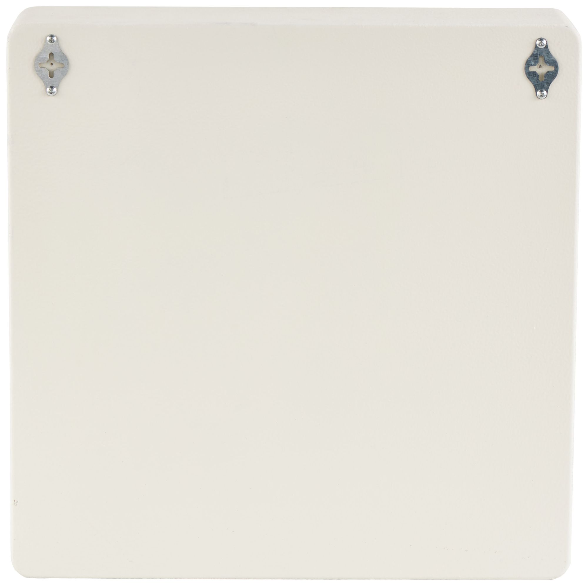 Image 5 Cream Wooden Modern Wall Shelf, 19" x 5" x 19" more views