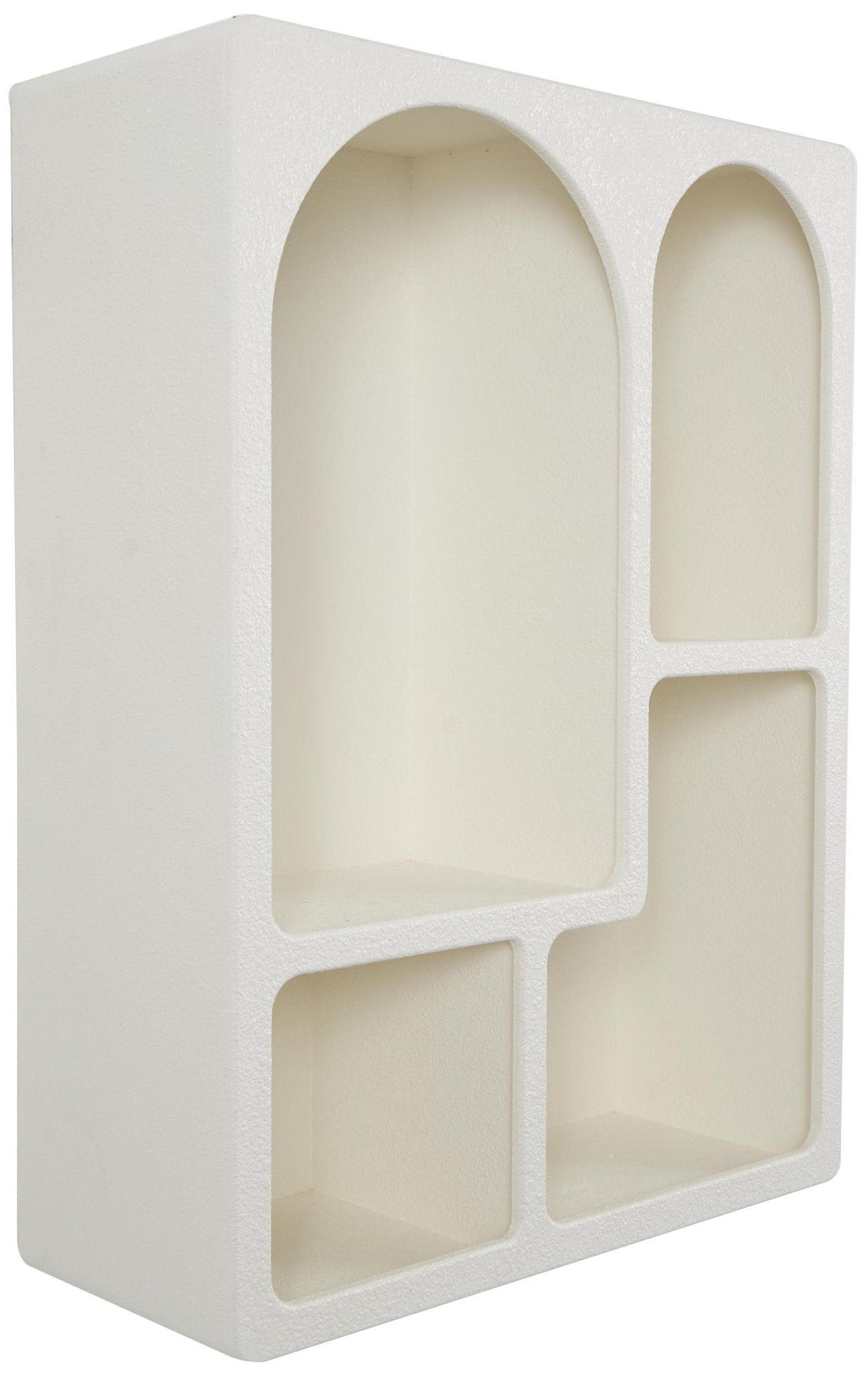 Image 6 Cream Wooden Traditional Wall Shelf, 24" x 10" x 31" more views