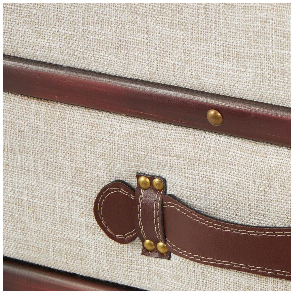 Cream Wooden Vintage Coffee Table, 40" x 20" x 21"