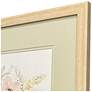 3_Creamy Blooms 15"W x 17"H Traditional Framed Art Set of 2 more views