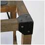 3_Crebason 27 1/2"W Wood and Iron 4-Light Island Chandelier more views