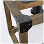4_Crebason 27 1/2"W Wood and Iron 4-Light Island Chandelier more views