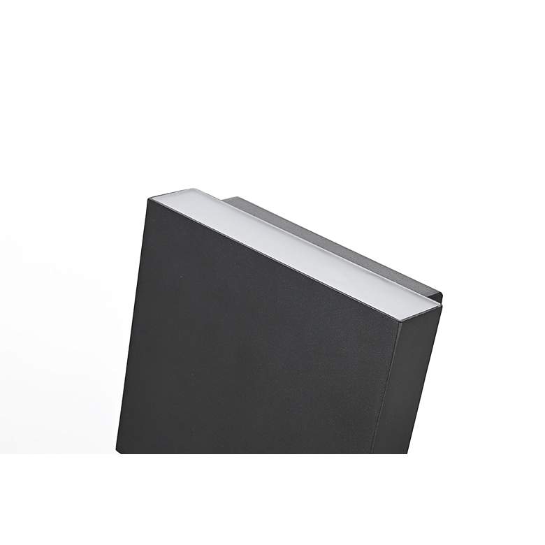 Image 4 Creed 5" High Black LED Outdoor Wall Light more views