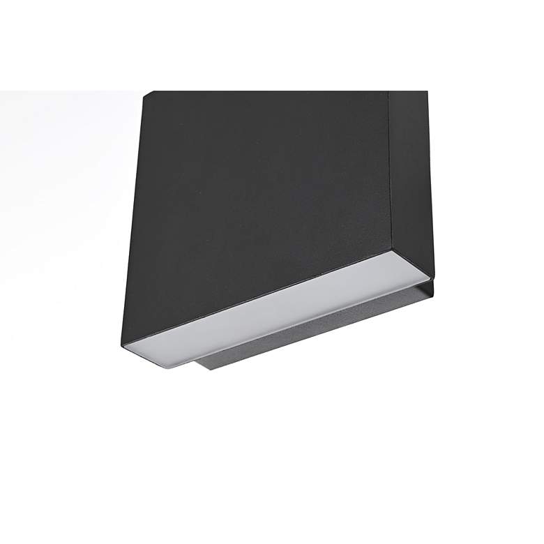 Image 5 Creed 5" High Black LED Outdoor Wall Light more views