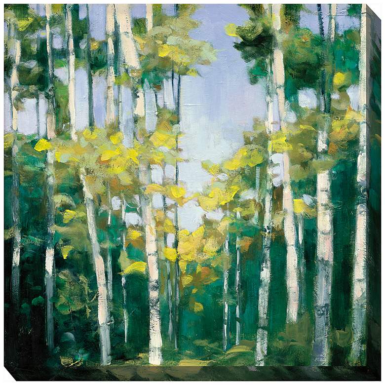 Image 2 Creek Branches No 1 24" Square Outdoor Canvas Wall Art