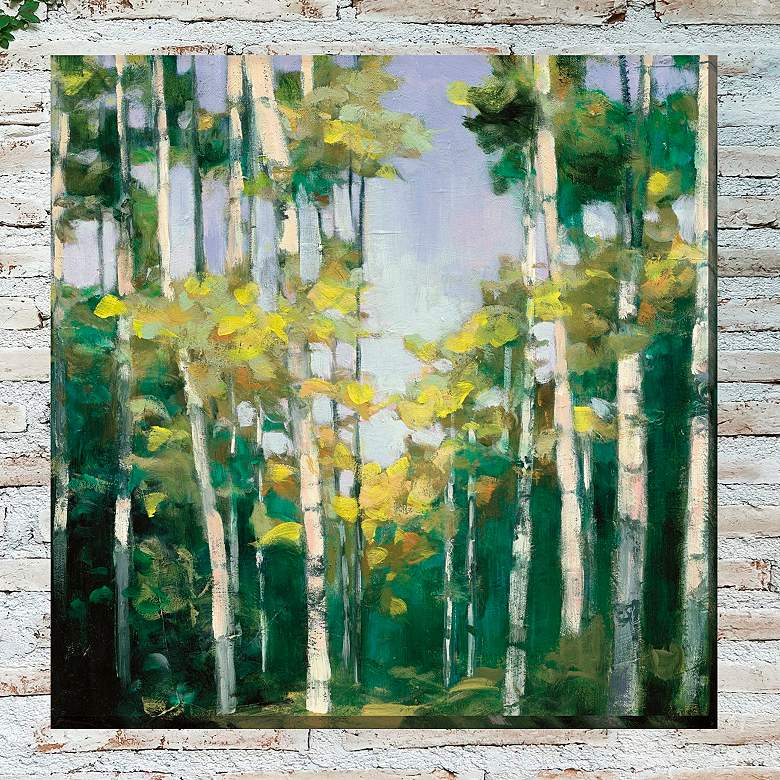 Image 1 Creek Branches No 1 24" Square Outdoor Canvas Wall Art