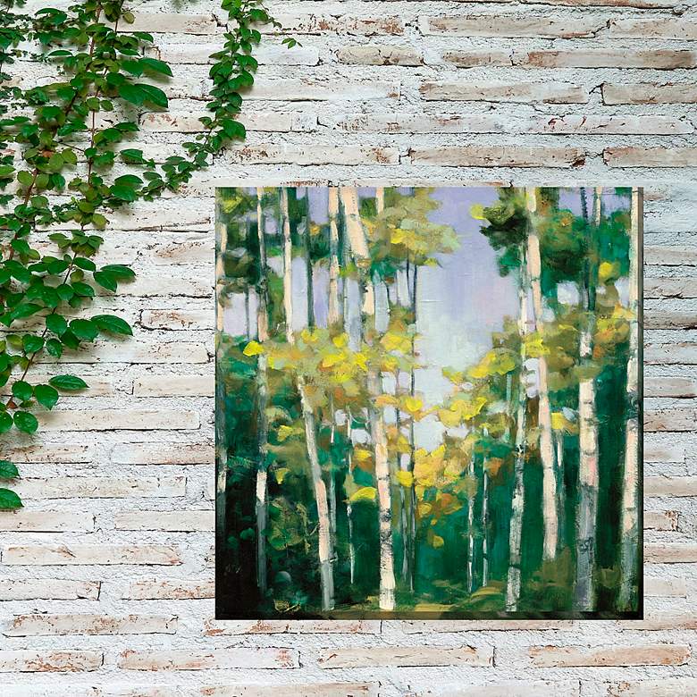 Image 4 Creek Branches No 1 24" Square Outdoor Canvas Wall Art more views