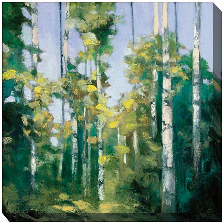 Image 2 Creek Branches No 2 24" Square Outdoor Canvas Wall Art