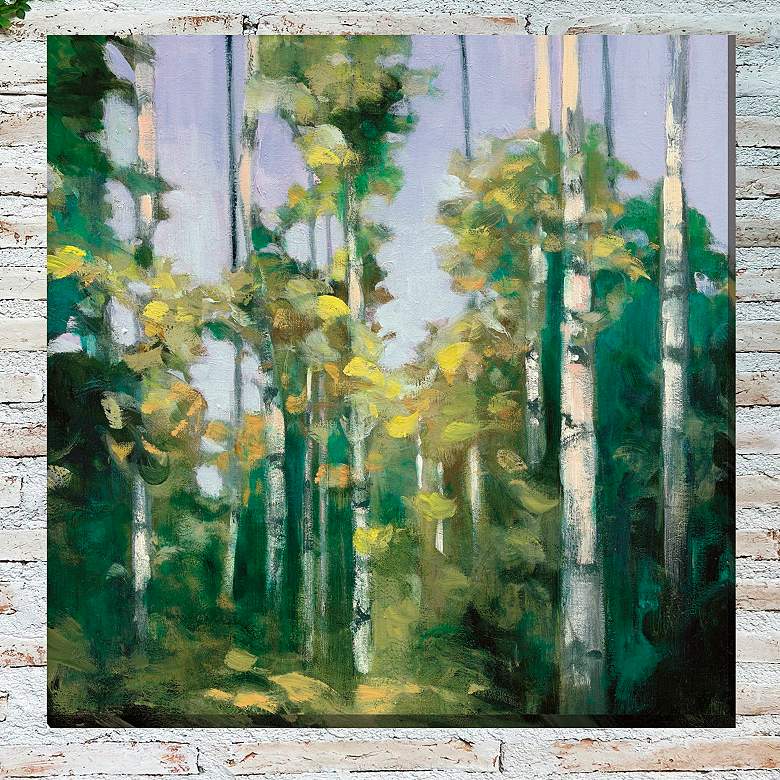 Image 1 Creek Branches No 2 24" Square Outdoor Canvas Wall Art