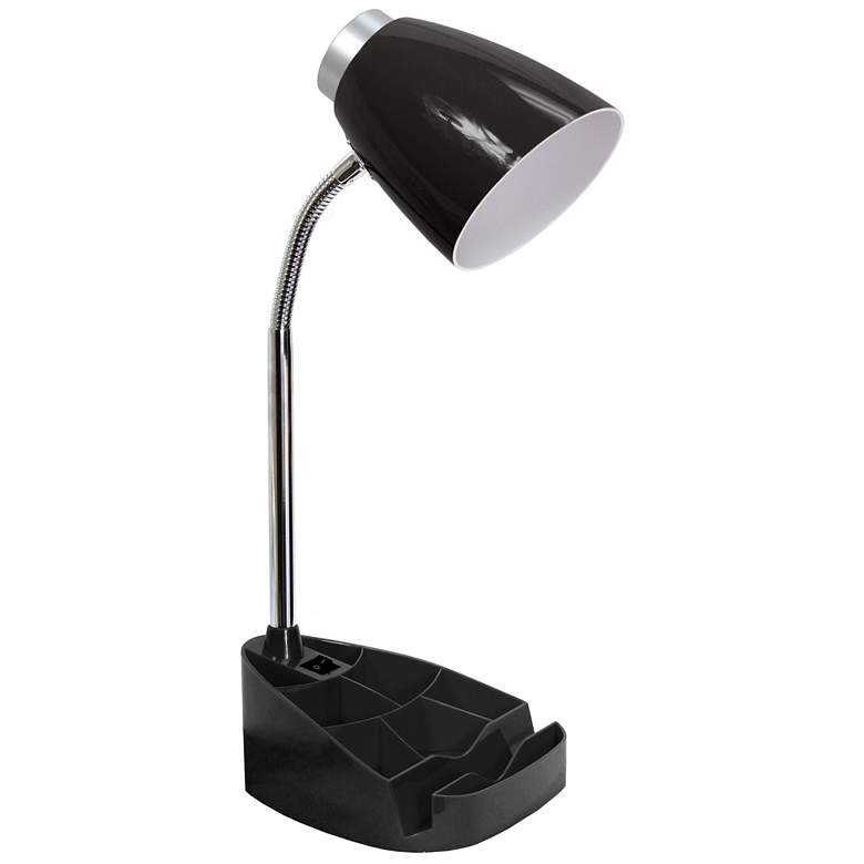 Image 1 Creekwood Home 18.5" Flexible Gooseneck Organizer Desk Lamp, Black