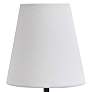 2_Creekwood Home Nauru 10 1/2" High Nickel White Shade Table Lamp more views