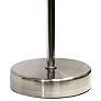 3_Creekwood Home Nauru 10 1/2" High Nickel White Shade Table Lamp more views