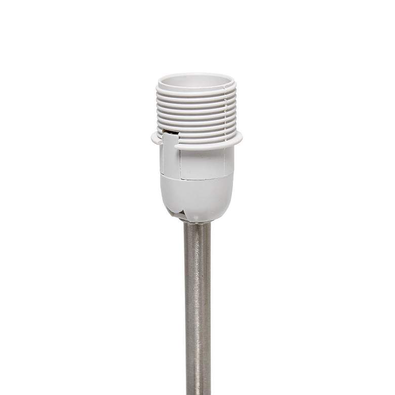 Image 6 Creekwood Home Nauru 10 1/2"H Nickel Blue Shade Table Lamp more views