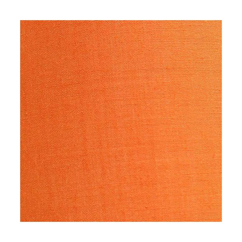 Image 4 Creekwood Home Nauru 10 1/2"H Nickel Orange Shade Table Lamp more views