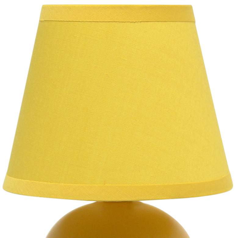 Image 3 Creekwood Home Nauru 8 3/4 inchH Yellow Table Lamps Set of 2 more views